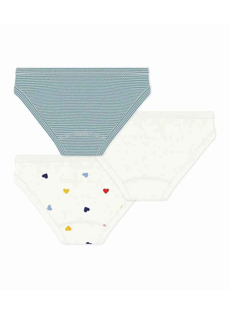بيتي باتو Pack of children's heart-print cotton pants